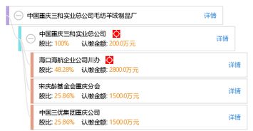中國重慶三和實業總公司毛紡羊絨制品廠 工商信息 風險信息 天眼查